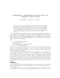 Superrigidity, Generalized Harmonic Maps and Uniformly Convex Spaces