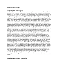 Supplementary Tables and Figures the Legacy of C4 Evolution