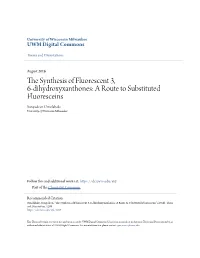 The Synthesis of Fluorescent 3, 6-Dihydroxyxanthones