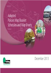 Adopted Policies Map Booklet Schedules and Map Sheets