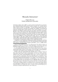 Monadic Interaction∗