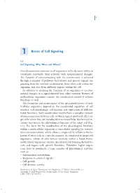 1 Basics of Cell Signaling