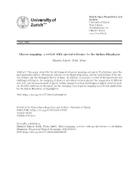 Glacier Mapping: a Review with Special Reference to the Indian Himalayas