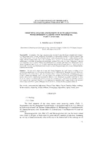 Objective Analysis and Ranking of Hungarian Cities, with Different Classification Techniques, Part 2: Analysis