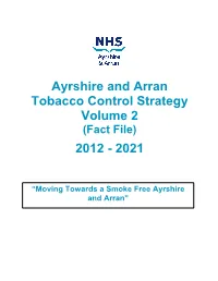 Ayrshire and Arran Tobacco Control Strategy Volume 2 2012
