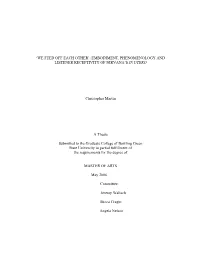 Embodiment, Phenomenology and Listener Receptivity of Nirvana’S in Utero