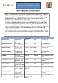 Gold Standards Framework in Care Homes Accredited Homes Database