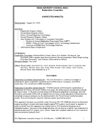 NAC EC Minutes 2010 08 03