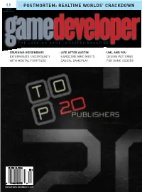Game Developer Bonus Sigraph Issue (Jul 11) Production V