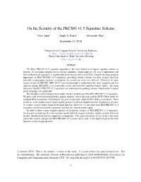 On the Security of the PKCS#1 V1.5 Signature Scheme