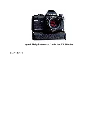 Pentax LX Winder