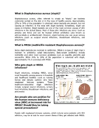 What Is Staphylococcus Aureus (Staph)?