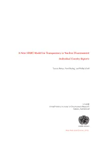 A New START Model for Transparency in Nuclear Disarmament