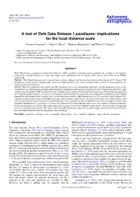 A Test of Gaia Data Release 1 Parallaxes: Implications for the Local Distance Scale Stefano Casertano1, 2, Adam G
