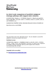 An Ice-Sheet Scale Comparison of Eskers with Modelled Subglacial Drainage Routes