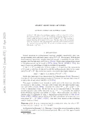 Arxiv:1901.01393V2 [Math.GT] 27 Apr 2020 Levine-Tristram Signature and Nullity of a Knot