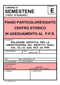 Comune Di Semestene (Ss)