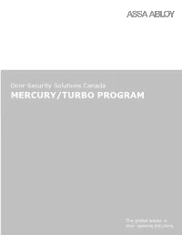 Mercury/Turbo Program