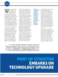 Port of Stockton Embarks on Technology Upgrade