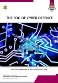THE FOG of CYBER DEFENCE Eds