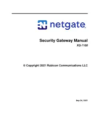Xg-7100-Security-Gateway-Manual.Pdf