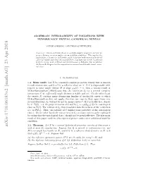 Arxiv:1710.06183V2 [Math.AG]