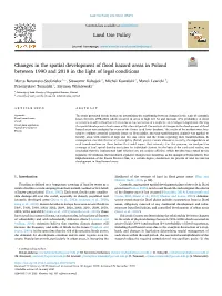 Changes in the Spatial Development of Flood Hazard Areas in Poland Between 1990 and 2018 in the Light of Legal Conditions