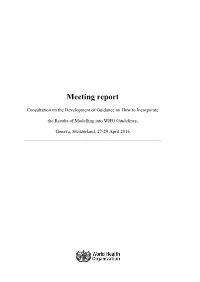 Meeting Report