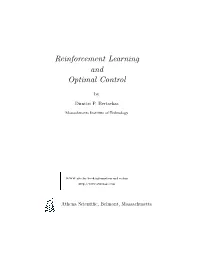 Reinforcement Learning and Optimal Control