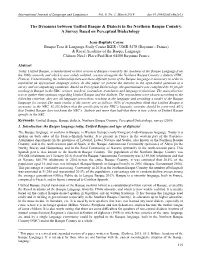 The Dynamics Between Unified Basque & Dialects in the Northern
