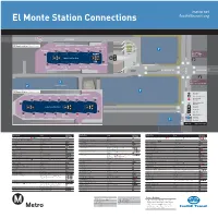 El Monte Station Connections Foothilltransit.Org