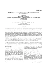 MEMS in Space – a New Technology Advancing from Flight Experiment to Proven COTS Product