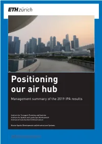 Positioning Our Air Hub: Management Summary of the 2019 IPA Results