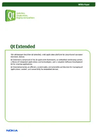Qt Extended 4.4 Whitepaper