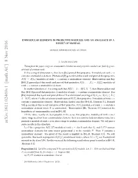 Unimodular Elements in Projective Modules and an Analogue of a Result of Mandal 3