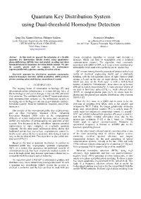 Quantum Key Distribution System Using Dual-Threshold Homodyne Detection
