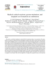 Radical-Radical Reactions, Pyrene Nucleation, and Incipient Soot
