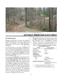 Section 9. Wrentham State Forest