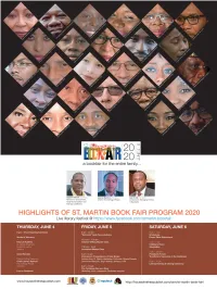 St. Martin Book Fair Program — June 4 – 6, 2020