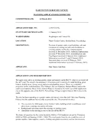 14 March 2012 Page APPLICATION REF