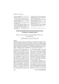 Challenges in Managing Miners