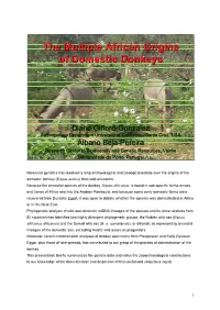 The Multiple African Origins of Domestic Donkeys