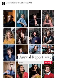 Annual Report 2019 | University of Amsterdam 1