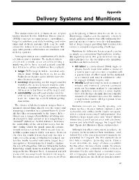 Appendix: Delivery Systems and Munitions