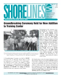 Groundbreaking Ceremony Held for New Addition to Training Center