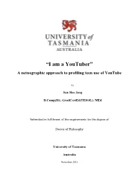 “I Am a Youtuber” a Netnographic Approach to Profiling Teen Use of Youtube
