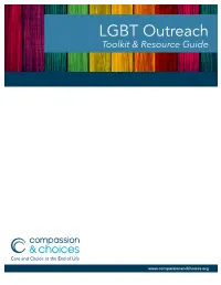 LGBT Outreach Toolkit & Resource Guide
