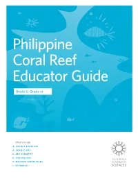 Philippine Coral Reef Educator Guide