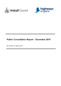 Public Consultation Report – December 2015