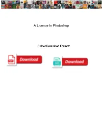 A-Licence-In-Photoshop.Pdf